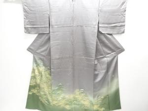 作家物　金彩松模様一つ紋付け下げ訪問着